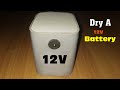 How To Make 12V Rechargeable Battery At Home From PVC Pipe / Dry 12V Battery....