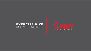 Cycle Bike Maintenance | Sunny Health & Fitness