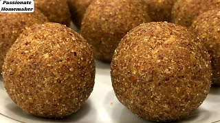 Protein Energy Balls - Oats And Flax Seed Laddu - Oatmeal Energy Balls With Flax Seeds-Oats Recipes