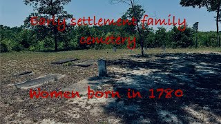 Exploring a family cemetery from 1800s in Wilkinson County Ga