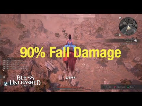 Bless Unleashed: Where to take 90% fall damage