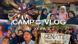 VLOG | kemping ke gunung bareng temen-temen 🏕️ ⊹ .