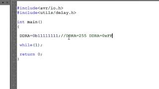 AVR Basic Input Output (Part 1)