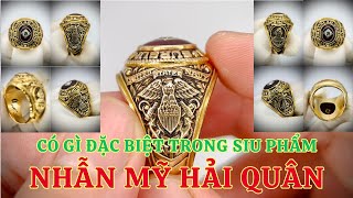 Mê Đồ Xưa-18/9/2024: Siu phẩm Nhẫn Mỹ Hải quân vàng 10K #nhanmy #nhanmyxua #nhanvang #classring