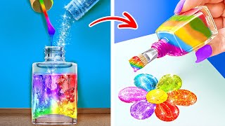 SZKOLNE WYZWANIE RYSUNKOWE 🎨 Kto Zwycięży? Kreatywne DIY i Sprytne Triki | 123 GO LIKE!