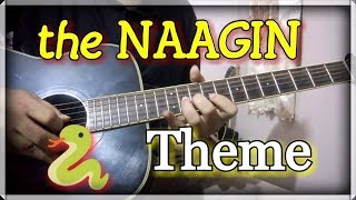 NAAGIN - Guitar Tabs Lesson (The Lady Cobra) | School/College Performance Guitar Lead