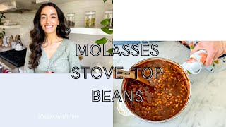 Molasses Stove-Top Beans