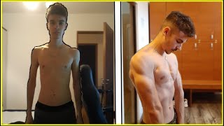 5 Months Natural Transformation from Skinny to Muscular (22 years old)