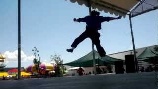 Traditional Internal Martial Arts performance at the swap meet