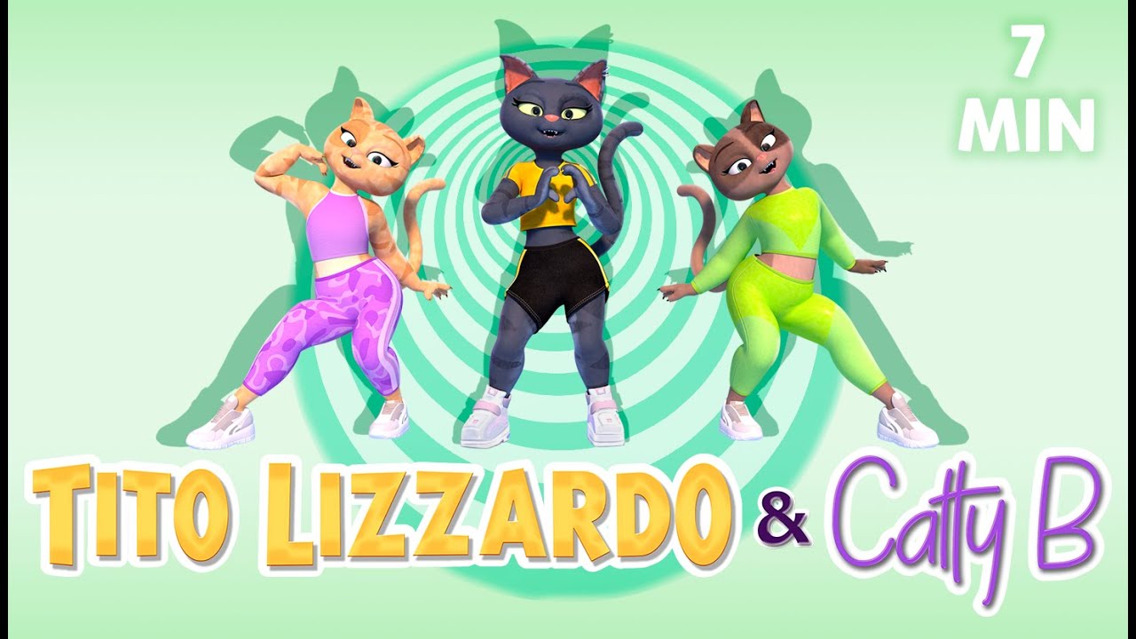 TITO LIZZARDO & CATTY B🦖😻 Las Mejores Coreos De Tito & Catty - YouTube