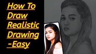 How To Draw Realistic Drawing -Easy