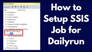 How to Schedule SSIS Job for Daily run | SQL Server Integration Services | Step by Step Guide #job