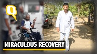 The Quint: Quint Exclusive: CRPF Jawan, Injured In LeT Ambush, Walks Again