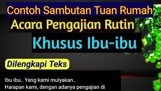 Kata sambutan pemula _ contoh kata sambutan tuan rumah acara pengajian