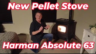 Harman Absolute 63 Installed by Mountain Comforts Oakhurst Ca #ylprealtor #pelletstove #absolute63