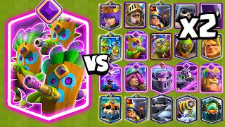 TRIO de LANZADARDOS EVO vs TODAS LAS CARTAS x2 | Clash Royale