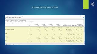 EPICOR ECLIPSE ERP INVENTORY GMROI BY PRICE CLASS