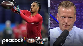 2023 NFL Draft WR class is ‘underwhelming’ - Chris Simms | Pro Football Talk | NFL on NBC