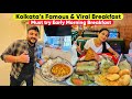 Kolkata’s Must Try Early Morning Viral Breakfast || Famous Veg Street Food in Kolkata