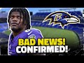 🚨🏈 URGENT! Sad news for Lamar Jackson! | RAVENS NEWS TODAY