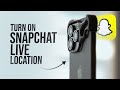 How to Turn On Snapchat Live Location on iPhone (tutorial)