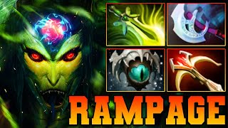 Rampage + 22 Kills Medusa Dota 2 !! Medusa Dota 2 Guide Carry Safelane Build Skills Gameplay 7.37