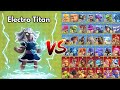 New Electro Titan vs All Max Troops - Clash of Clans