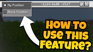 How To Use "Copy Coordinates UI" Feature In Minecraft Bedrock (It's Easier Than You Think)