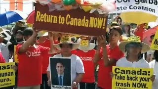 The Philippines recalls envoys in Canada over trash shipments