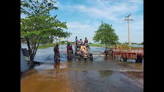 ឃុំ​ចំនួន​៤ នៅ​ស្រុក​ថ្មគោល កំពុង​ប្រឈម​ខ្លាំង​នឹង​ជំនន់​ទឹកភ្លៀង