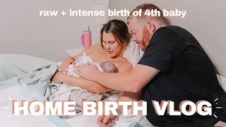 HOME BIRTH VLOG | RAW & QUICK BIRTH OF BABY #4 | Emma Donaldson