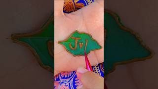 J💘D Letter tattoo design, JD letter mehndi designs🌿leafy🌿 mehndi design #shorts #mehndi #viralvideo