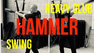 Heavy Club - Hammer Swing - a perfect rotational core exercise