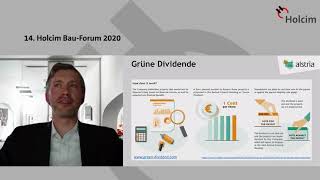 Robert Kitel (Alstria Office REIT-AG): “Grüne Dividende” - Holcim Bau-Forum 2020