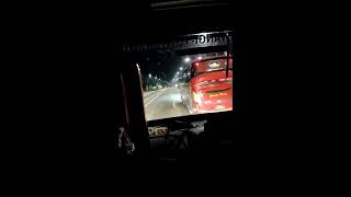 sensasi jalur aspal || bus cepat || bus malam ||