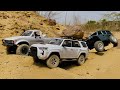 Rc Toyota 4Runner HG4-52 off Road test with Rc Jeep Wrangler ( Austar 8560) and Wpl c24