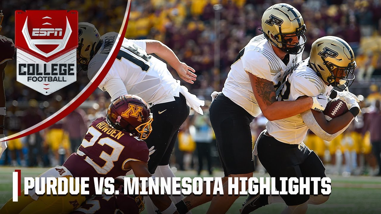 Purdue Boilmakers Vs. Minnesota Golden Gophers | Full Game Highlights ...