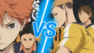 [AMV] - haikyuu - karasuno vs johzenji -  the battle between street and school volleyball