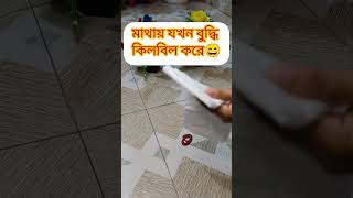 মাথায় যখন বুদ্ধি কিলবিল করে #funny #1lk #comedy #subscribers #1ks #diy