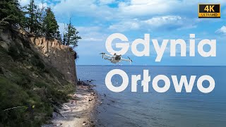 Gdynia Orłowo Klify | dji mini 3 | lato 2024 | 4k