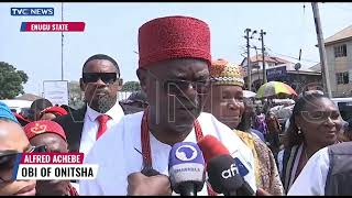 Obi Of Onitsha Unveils Ijele Masquerade In Enugu State