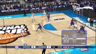 NCAA Basketball 10 (PS3) Kansas vs. Kentucky (Championship, Pt. 1)