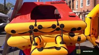 Revere Offshore Elite Inflatable Life Raft - Walkaround - 2015 Annapolis Sail Boat Show