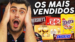 Provamos os 5 Chocolates mais Vendidos no MUNDO!