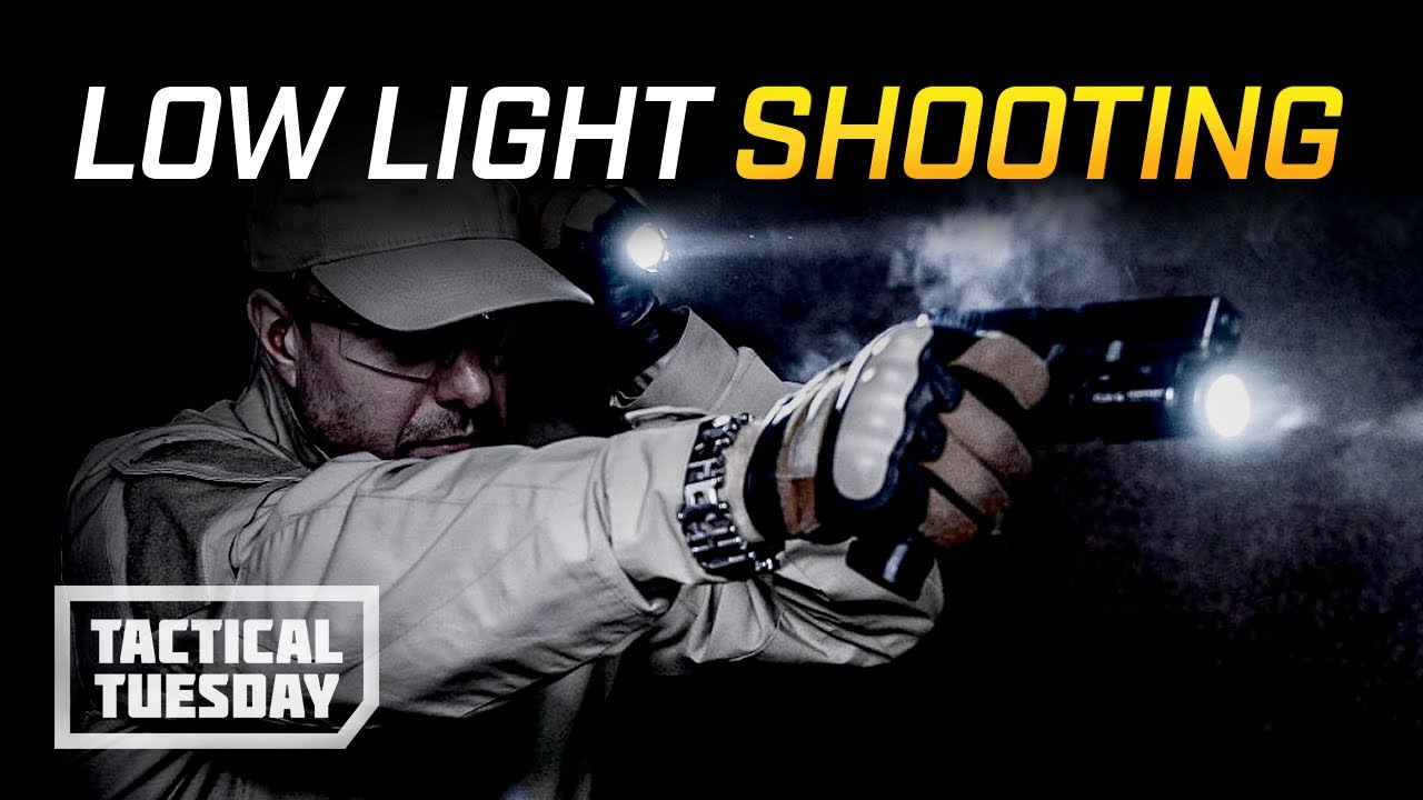 How To Shoot A Gun In Low Light - Tactical Tuesday - YouTube