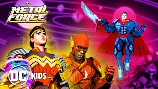 Best JUSTICE LEAGUE Moments! | DC Metal Force | @dckids