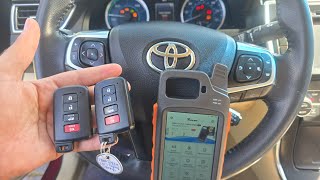 Toyota Camry 2017 smart key added using the Xhorse key tool Max Pro