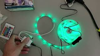 Review of the Patriot Lighting 118" RGB LED flexible tape light (Strobe warning)