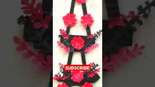 Eiffel Tower | How to Make Eiffel Tower Flowers With Newspaper | DIY NEWSPAPER CRAFT | craft #shorts
