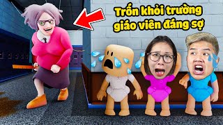 Trốn khỏi trường giáo viên đáng sợ bắt học sinh đánh đòn !? bqThanh \u0026 Ốc Cúp Học